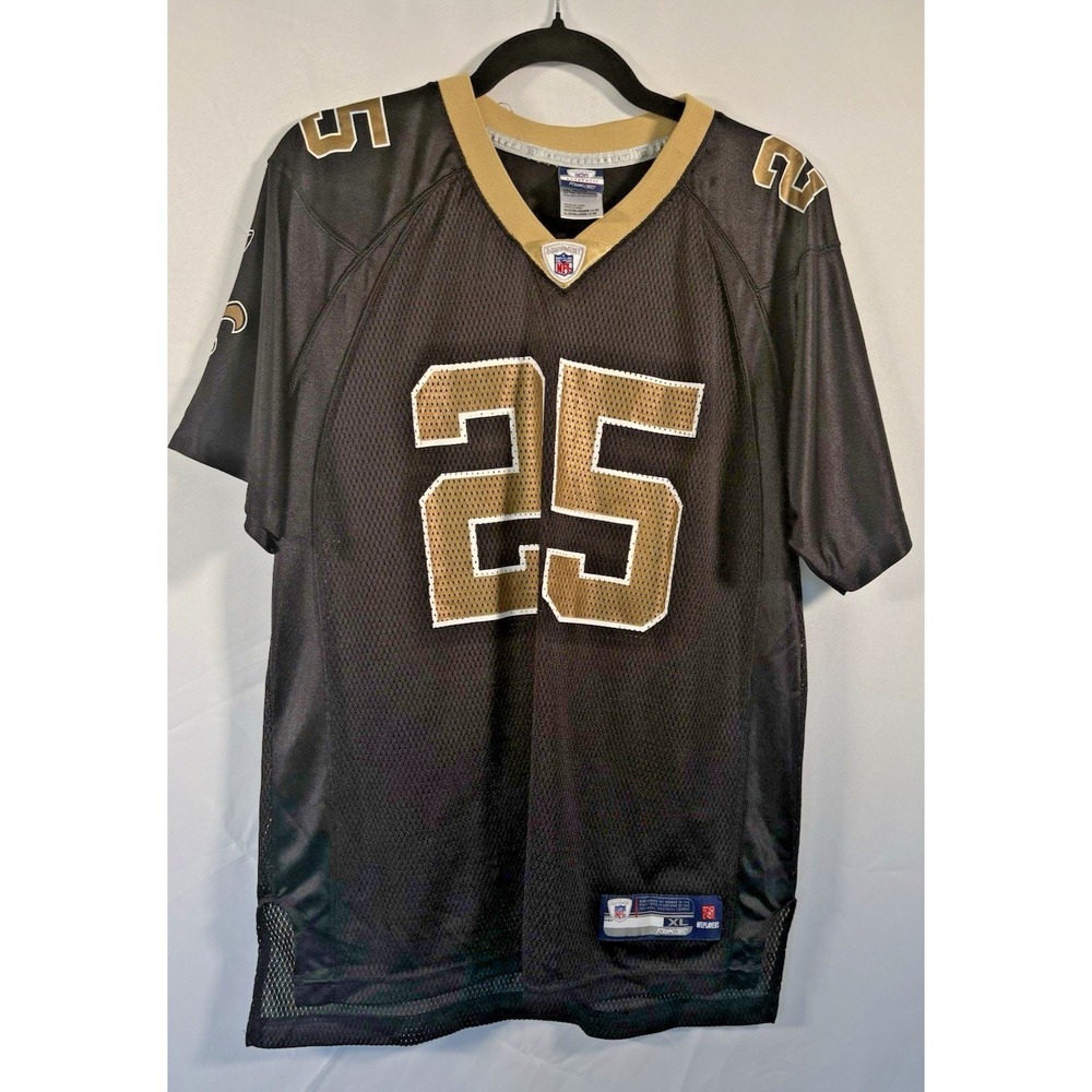 Reebok jersey size youth XL new orleans saints # 25 Reggie‎ Bush